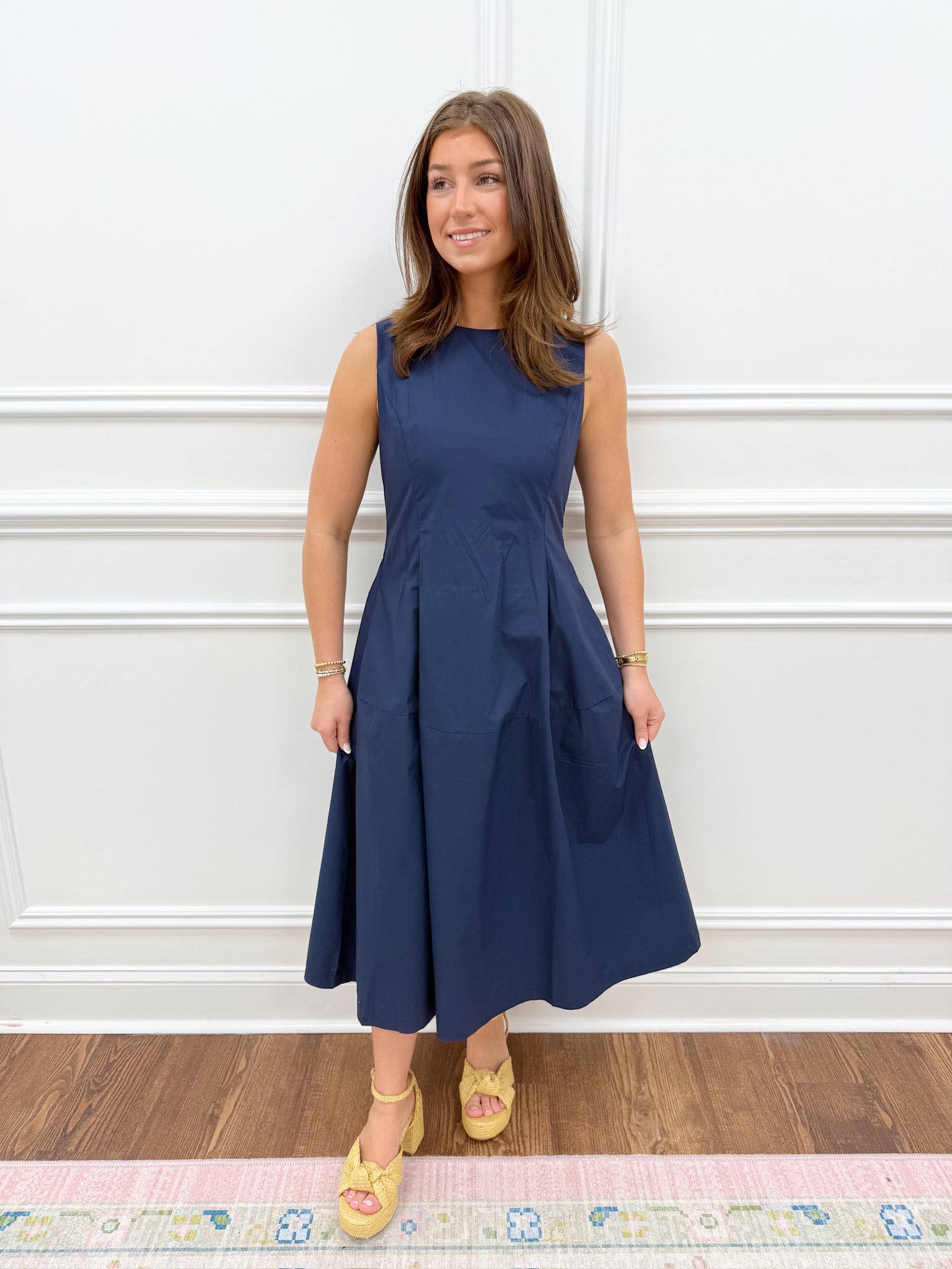 Ginny Navy Dress Medium