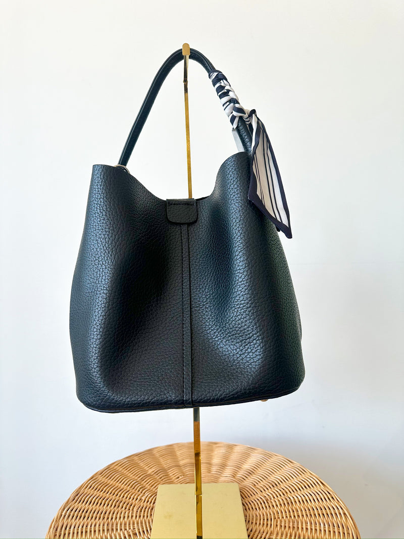 Amanda Bucket Bag-Black