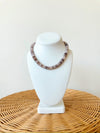 Harper Beaded Necklace-Natural