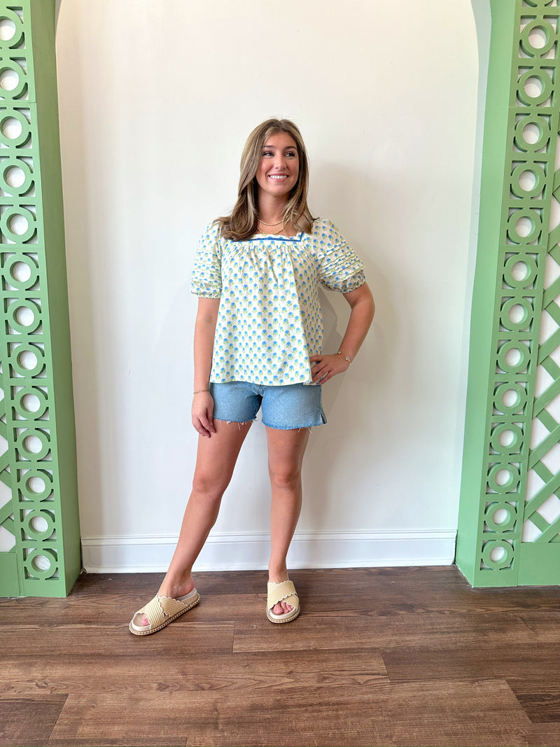Alison Floral Top