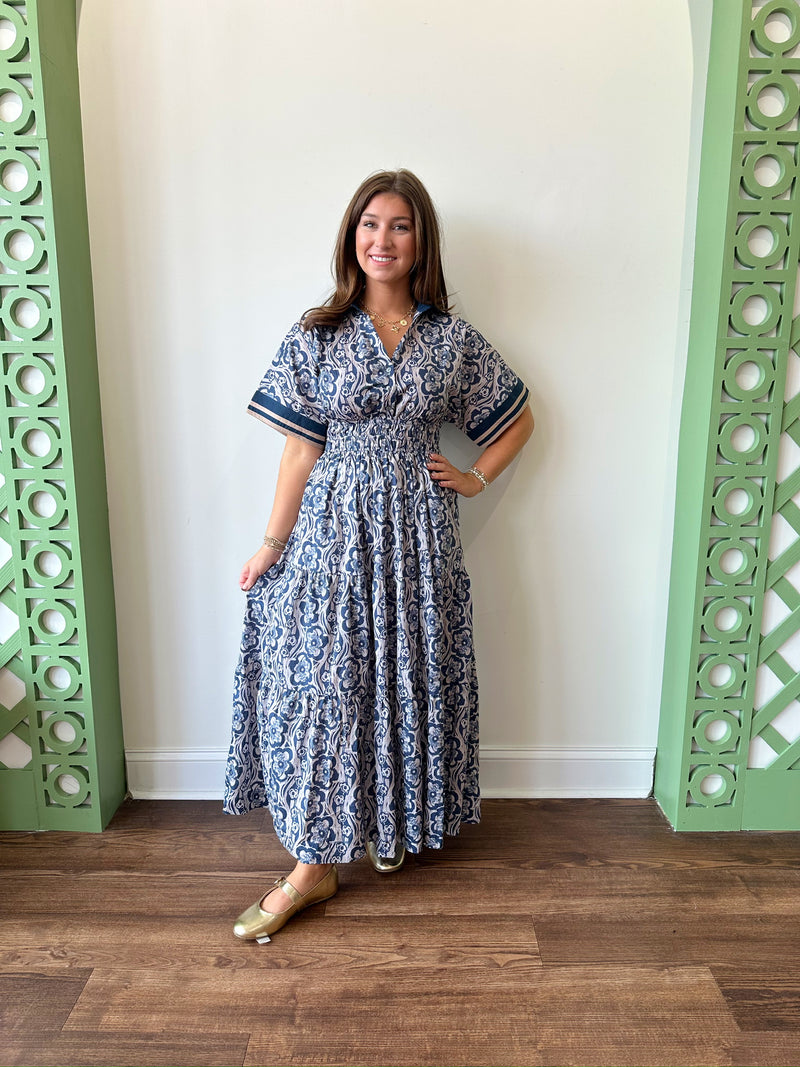 Marie Printed Dress