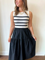 Katie Midi Dress-Black