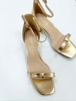 Siera Gold Heels