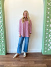 Eva Red Stripe Top