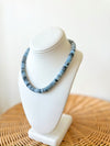 Harper Beaded Necklace-Navy