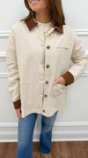 Kinley Barn Jacket-Cream
