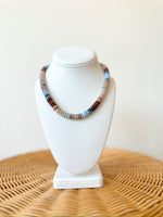 Harper Breaded Necklace-Dark Multi