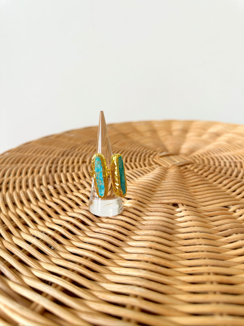 EE Linear Ring-Turquoise