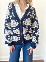 Luna Navy Cardigan