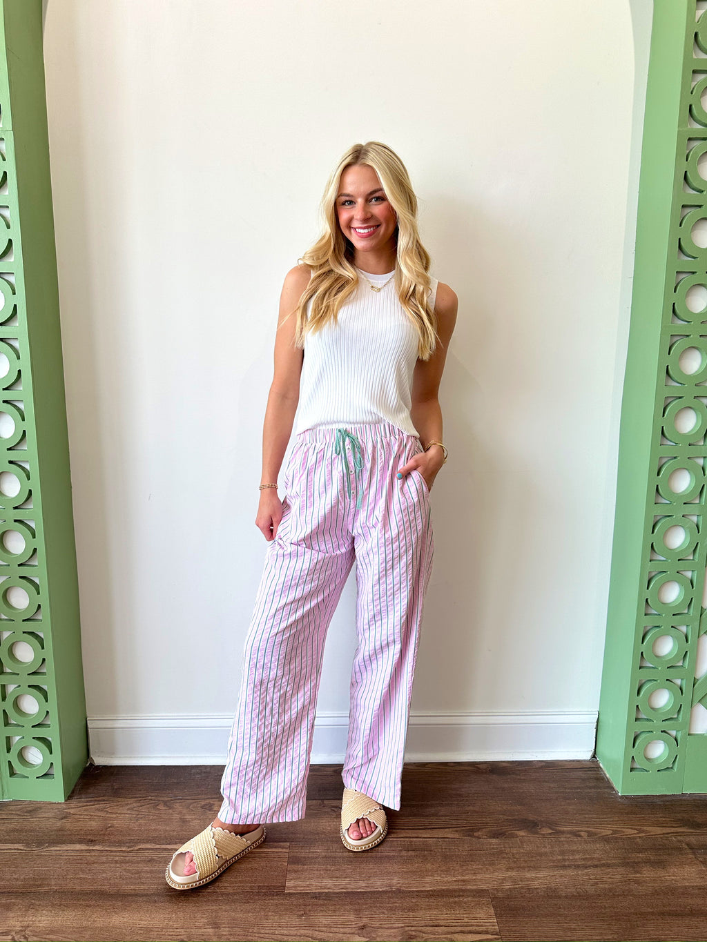 Erica Striped Pants