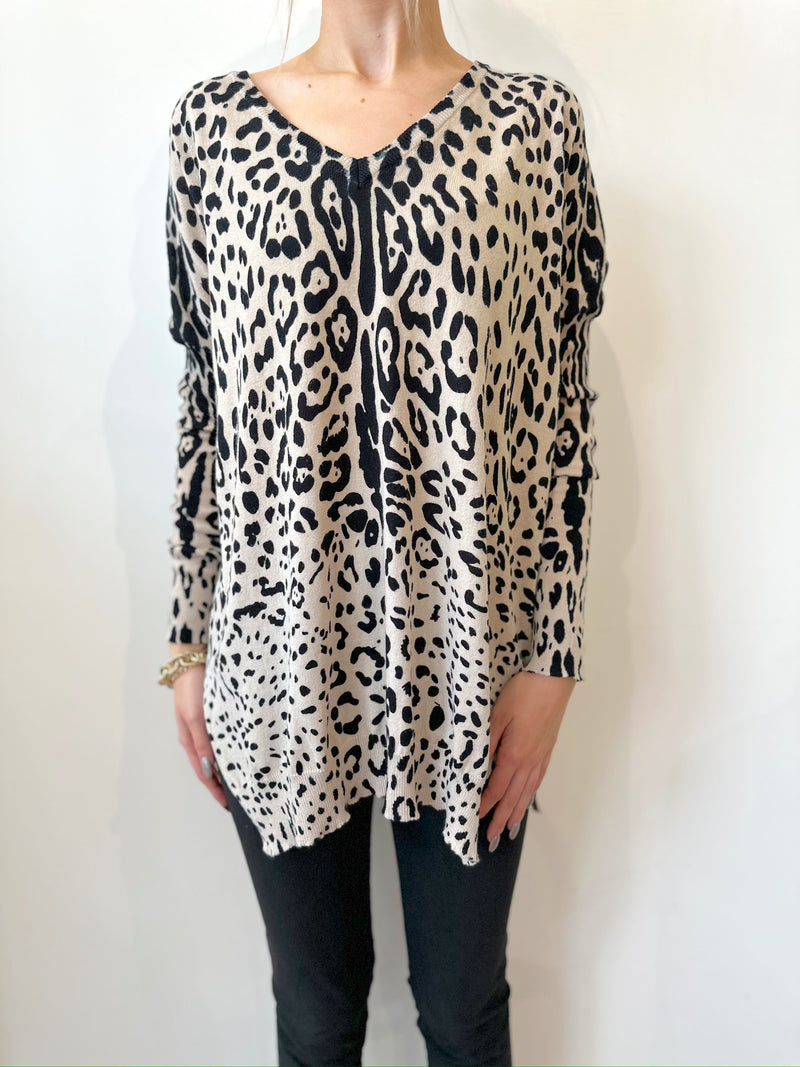 Kara Leopard Top