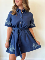 Amber Navy Dress