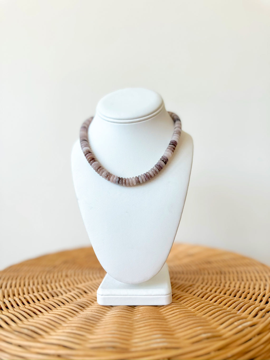Harper Beaded Necklace-Natural