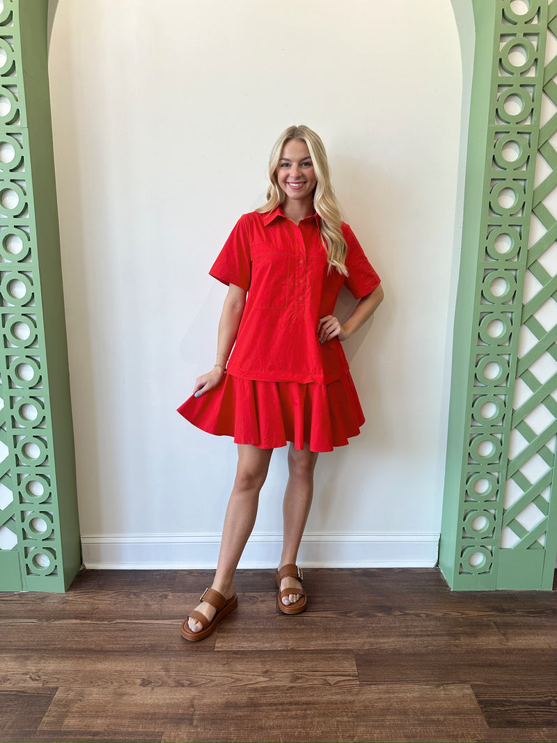 Sarah Red Dress