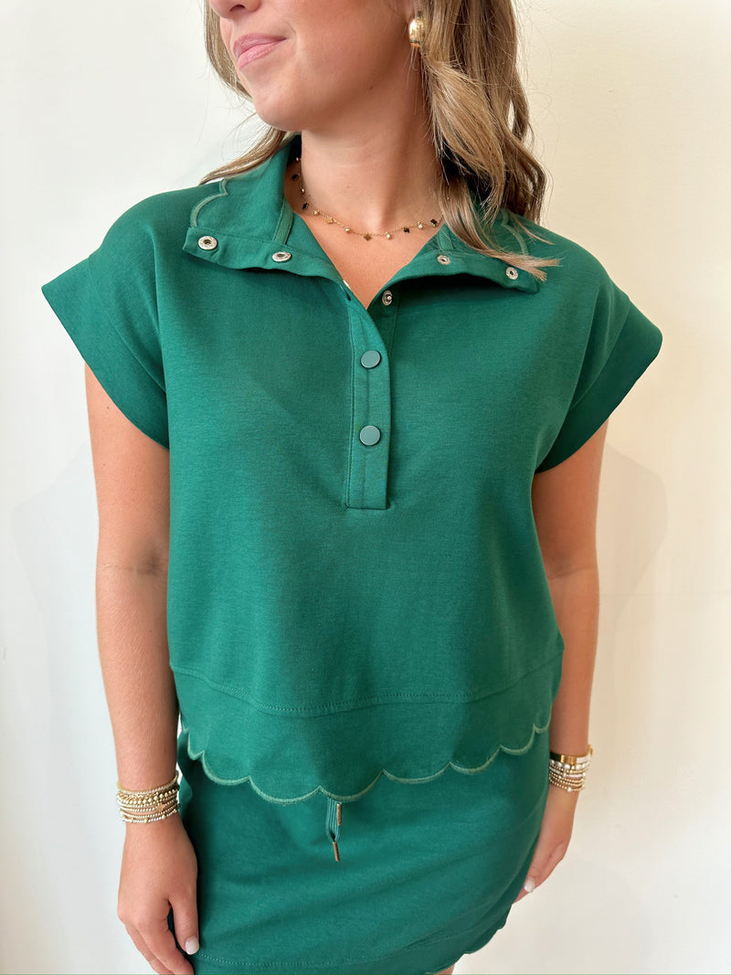 Everly Green Top