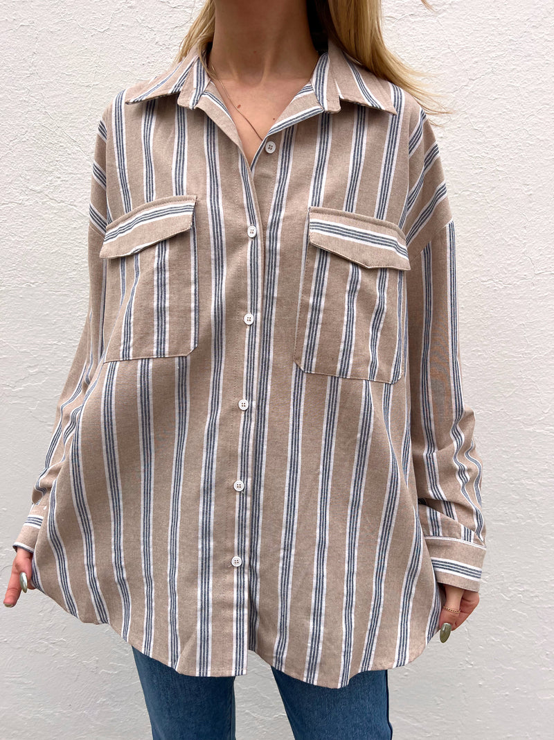 Aubree Striped Top