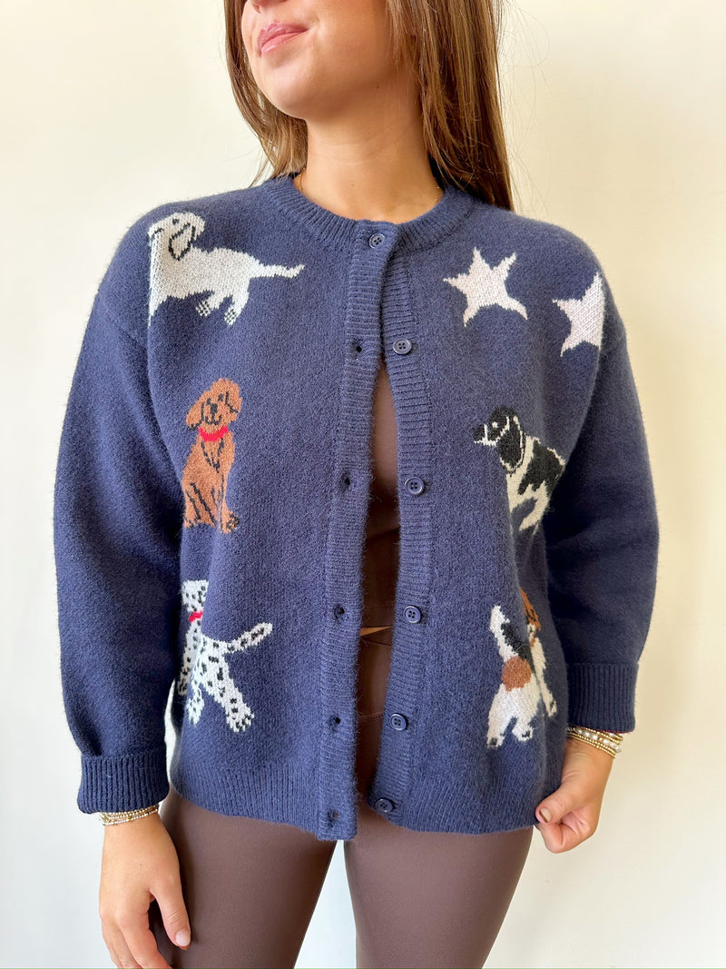 Hayden Navy Cardigan