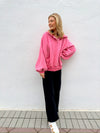 Tia Pink Hoodie Sweatshirt