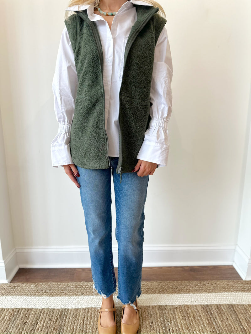 Morgan Green Vest