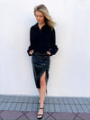 Milani Leather Skirt