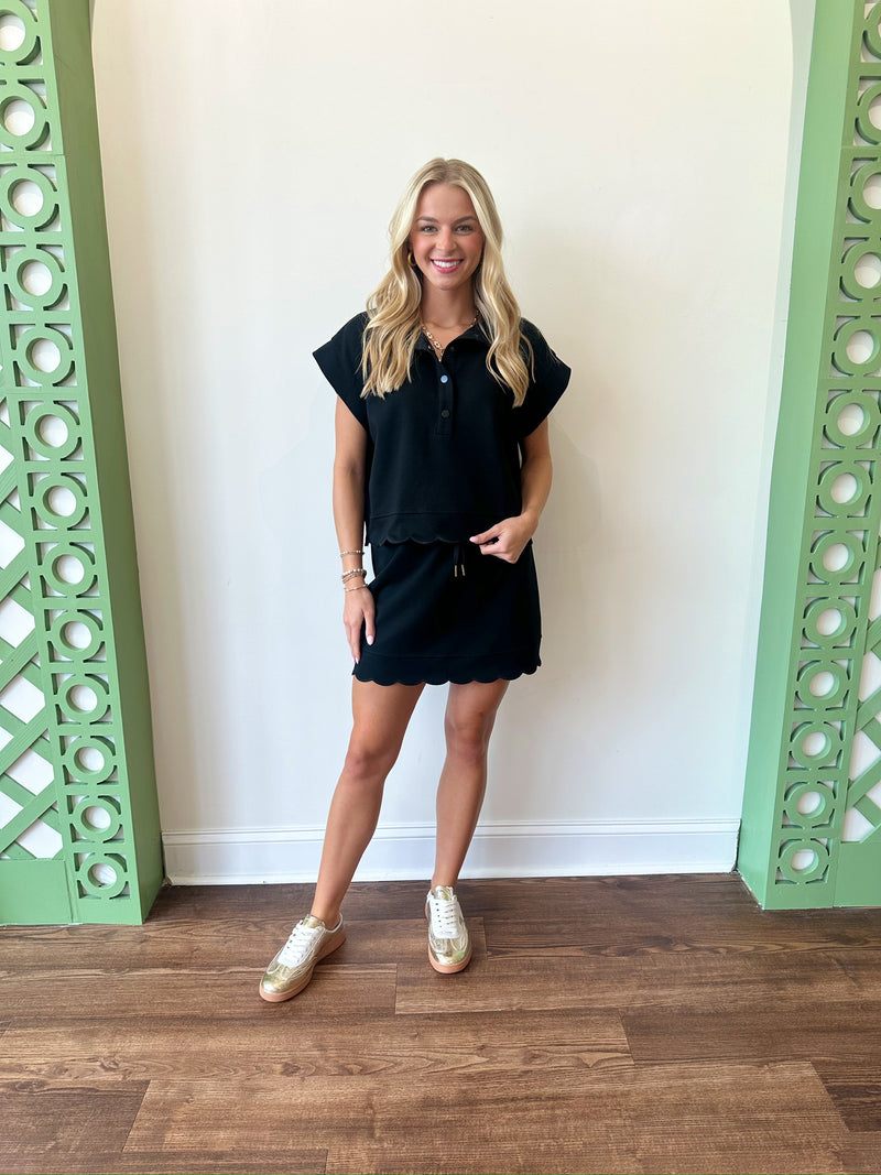 Everly Black Top