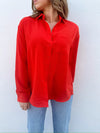 Lidia Red Button Up