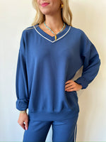 Elena Navy Top