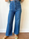 Lexie Patch Pocket Jeans-Dark