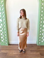 Maya Gold Sweater