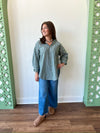 Mary Olive Stripe Top
