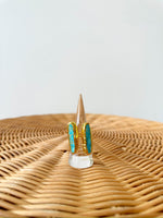 EE Linear Ring-Turquoise
