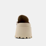 Audra Taupe Platform Mules