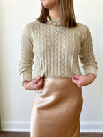 Maya Gold Sweater