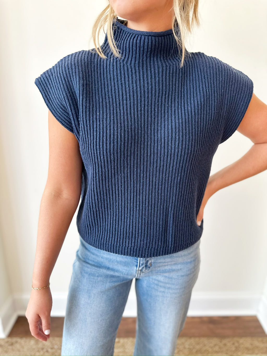 Taylor Navy Sweater Vest