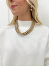 Ella Rope Necklace-Beige