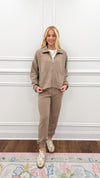 Sallie Taupe Joggers