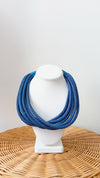 Taylor Rope Necklace-Blue