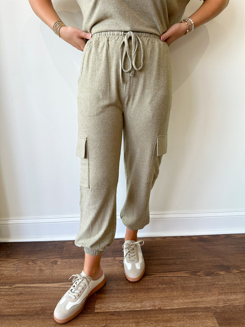 Caroline Olive Pants