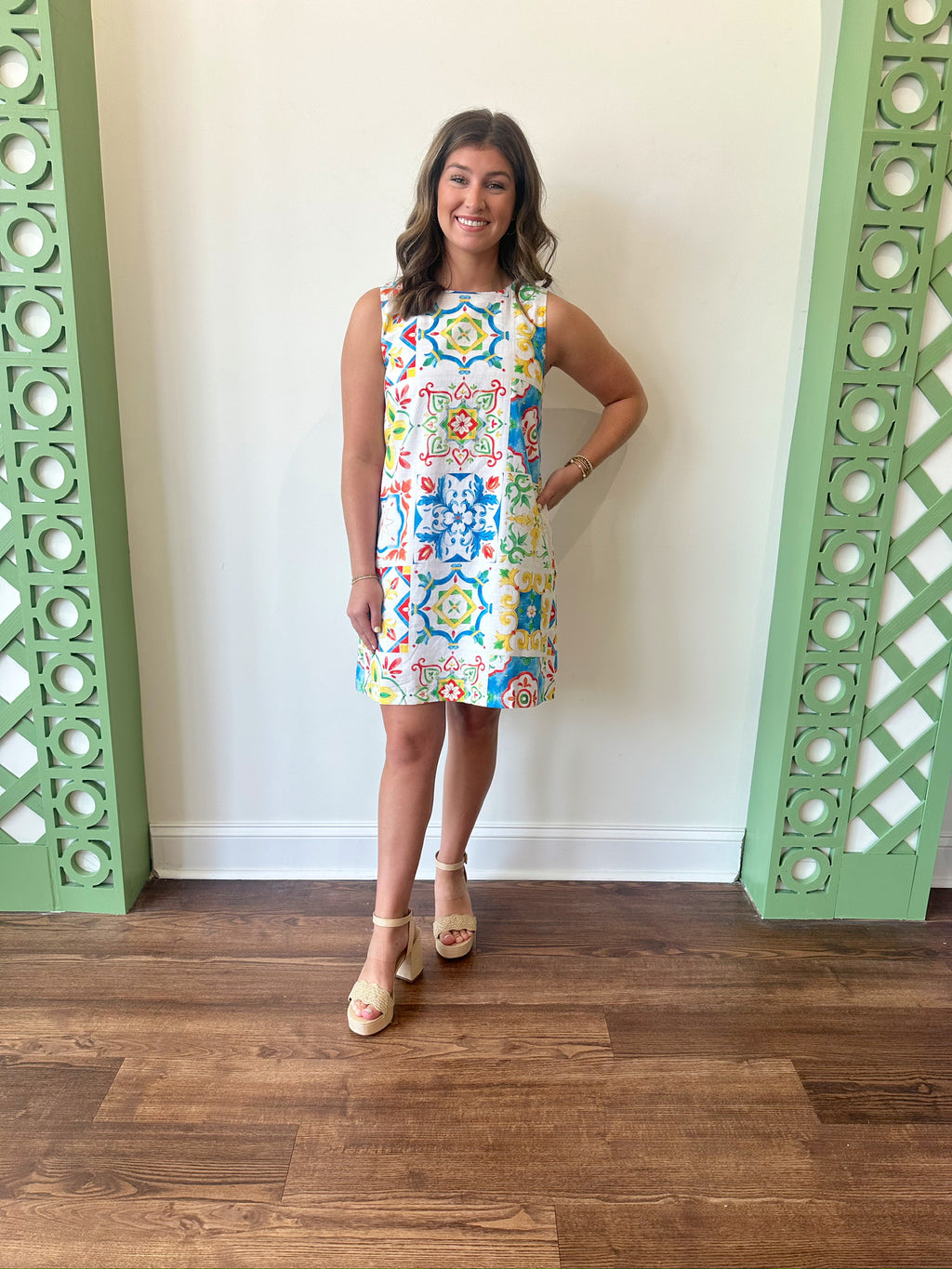Catania Printed Dress