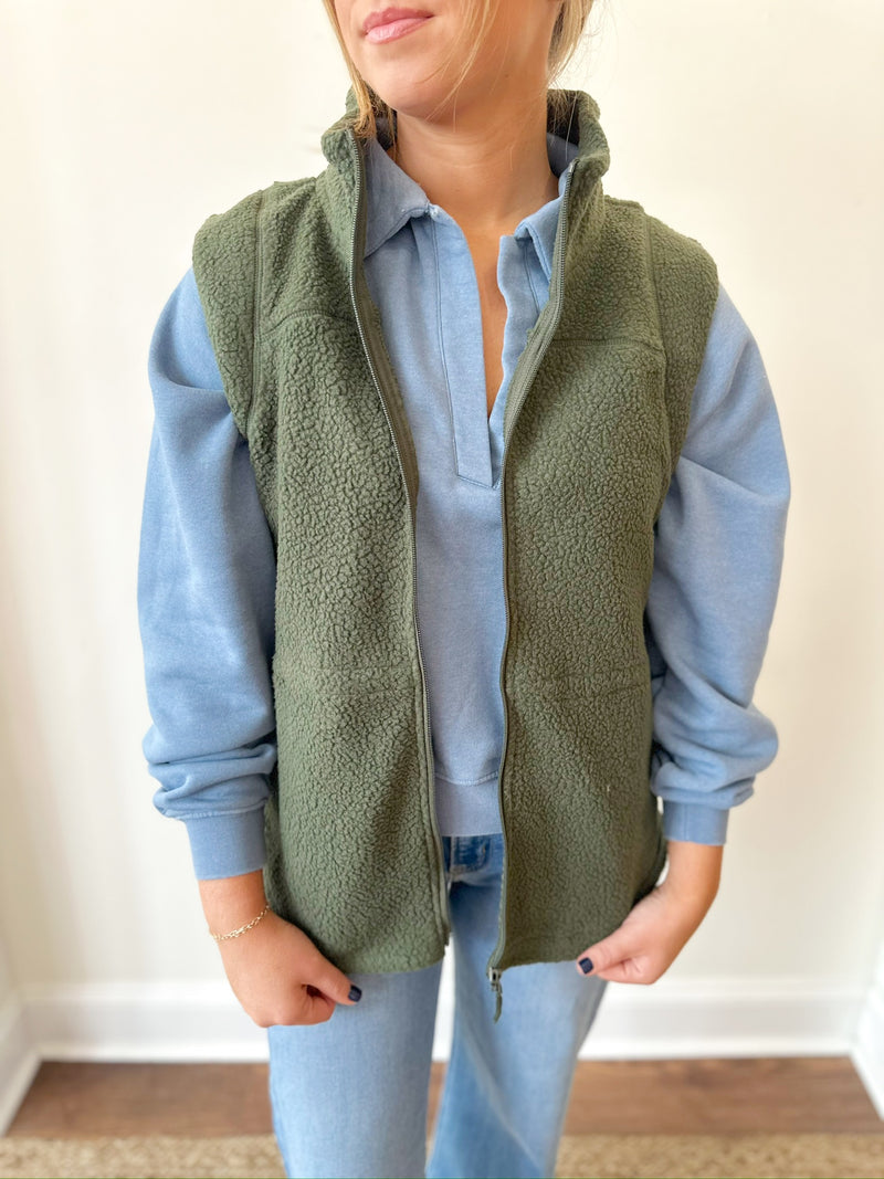 Morgan Green Vest