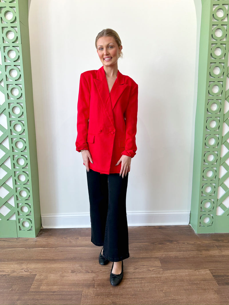 Gabby Red Blazer