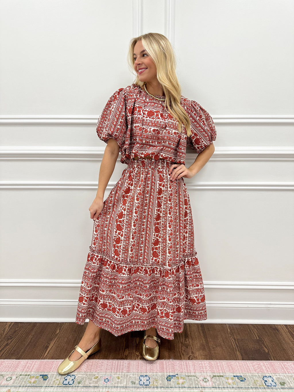 Aubrey Printed Skirt