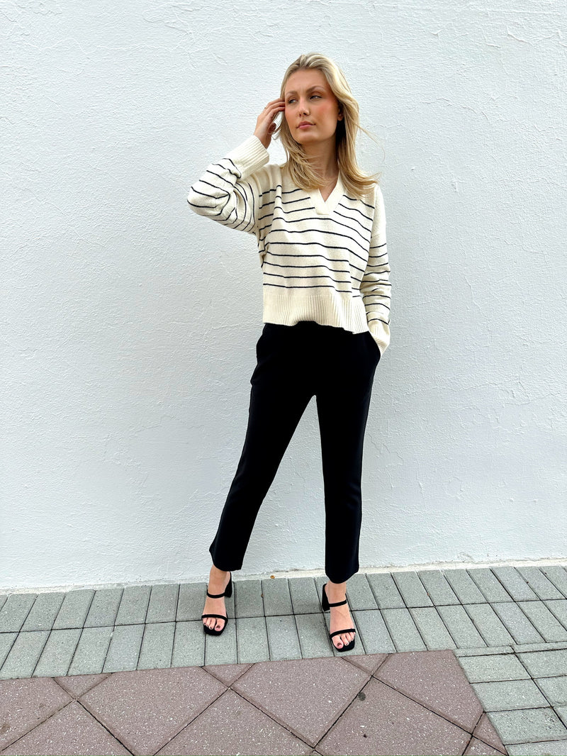 Amelia Striped Sweater