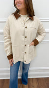 Kinley Barn Jacket-Cream
