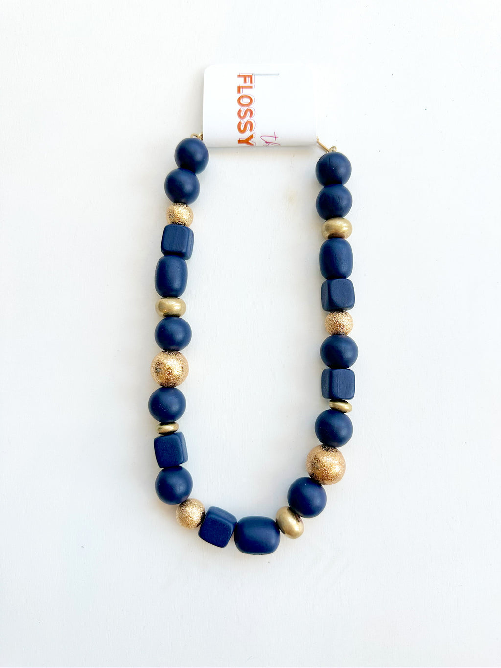 Sara Navy Necklace