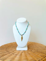 Mary Fish Pendant Necklace
