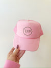 TFP Pink Scalloped Trucker Hat