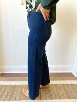 Mindy Wide Leg Jeans- Dark