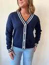 Anne Navy Cardigan