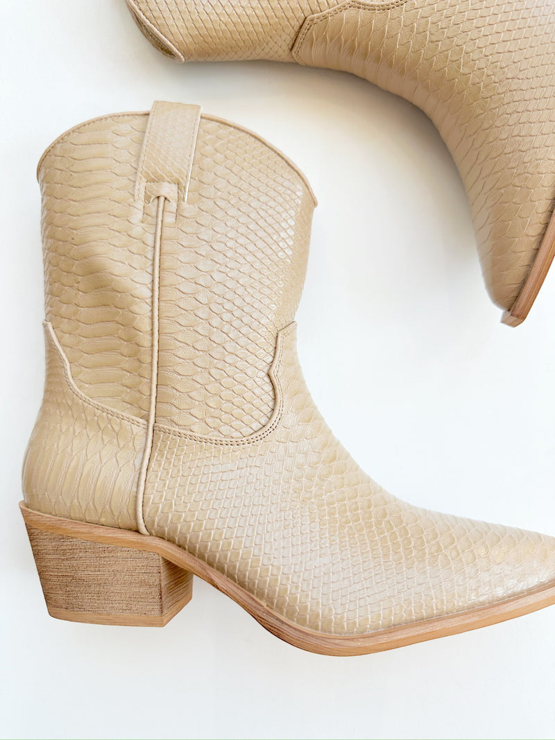 Karlie Taupe Booties